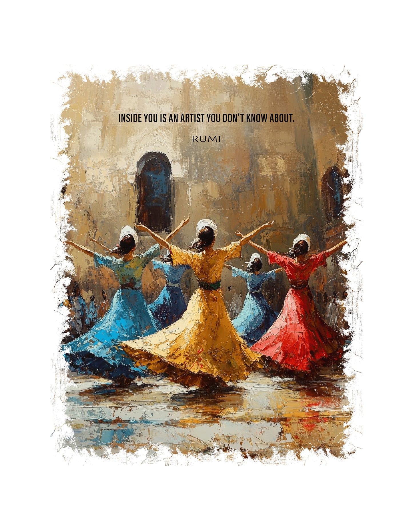 Raqs Unisex Zipper Hoodie