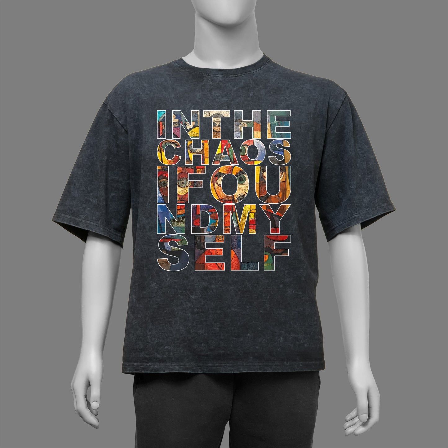 In the Chaos Acid Washed Oversized T-Shirt