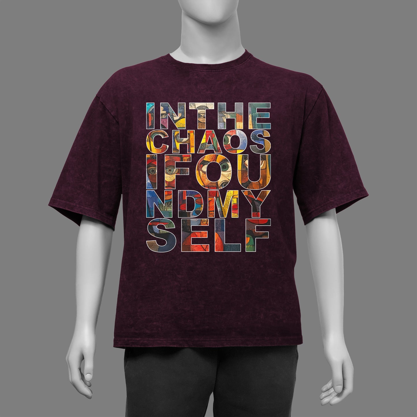 In the Chaos Acid Washed Oversized T-Shirt