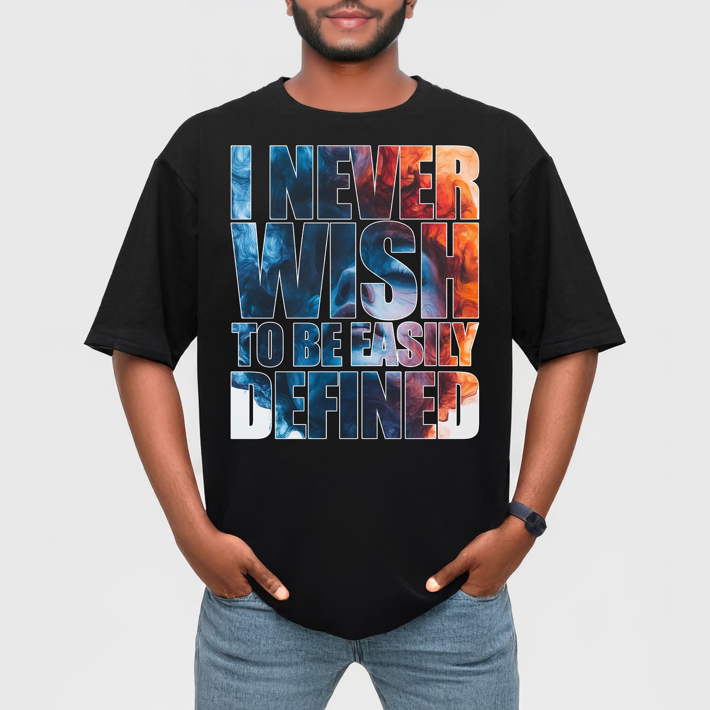 I Never Wish to Be Unisex Terry Oversized T-Shirt