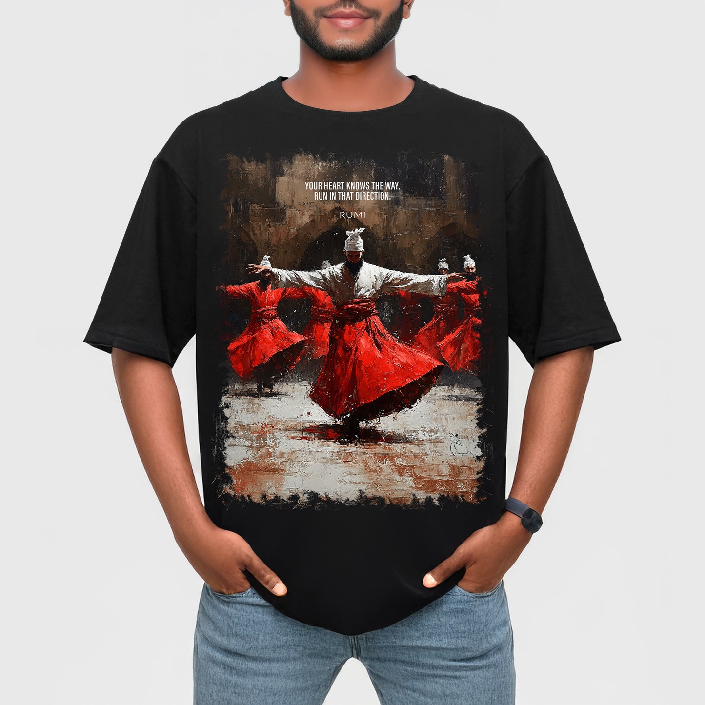 Justajoo Unisex Terry Oversized T-Shirt