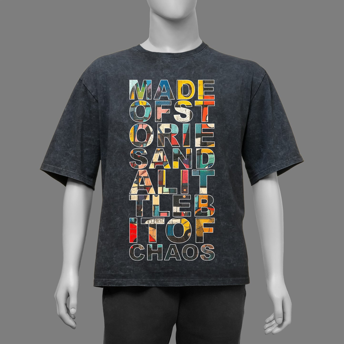 Made of Stories Acid Washed Oversized T-Shirt