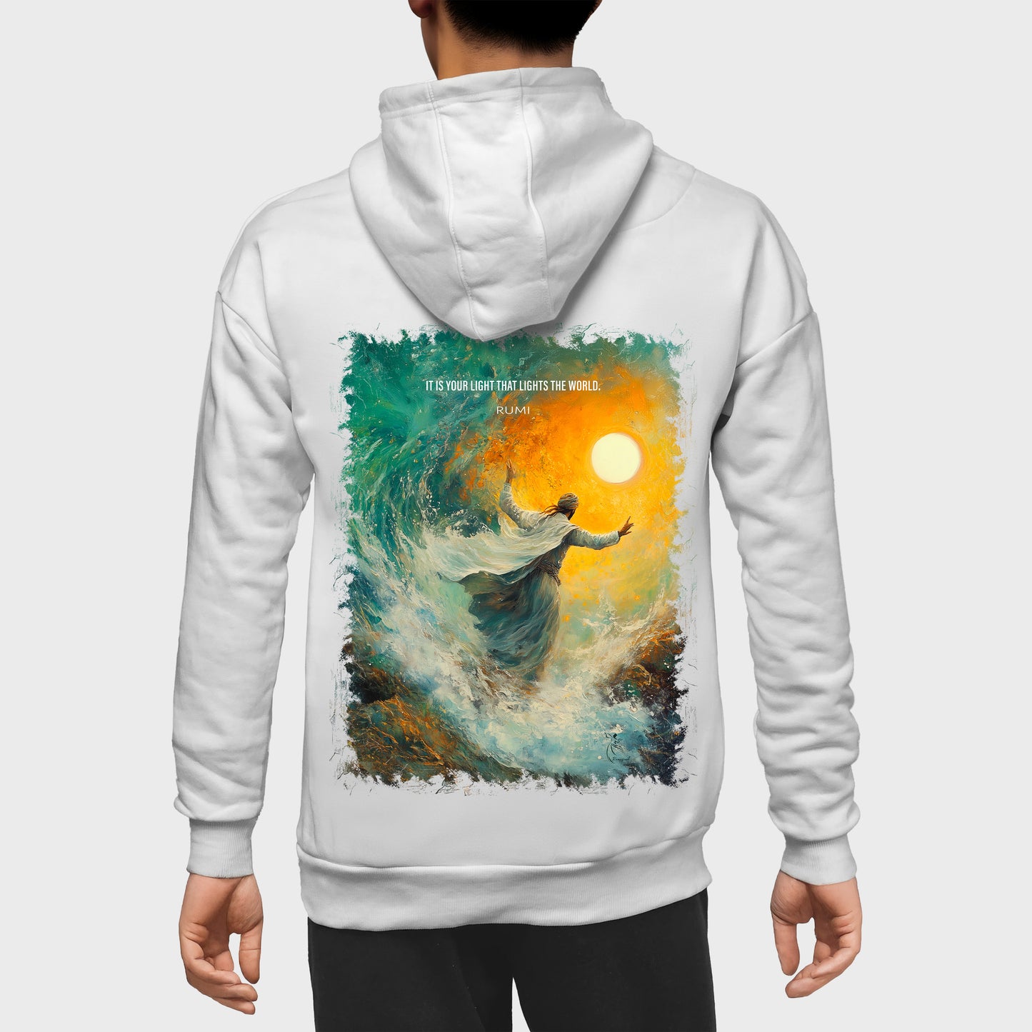 Noor Unisex Zipper Hoodie