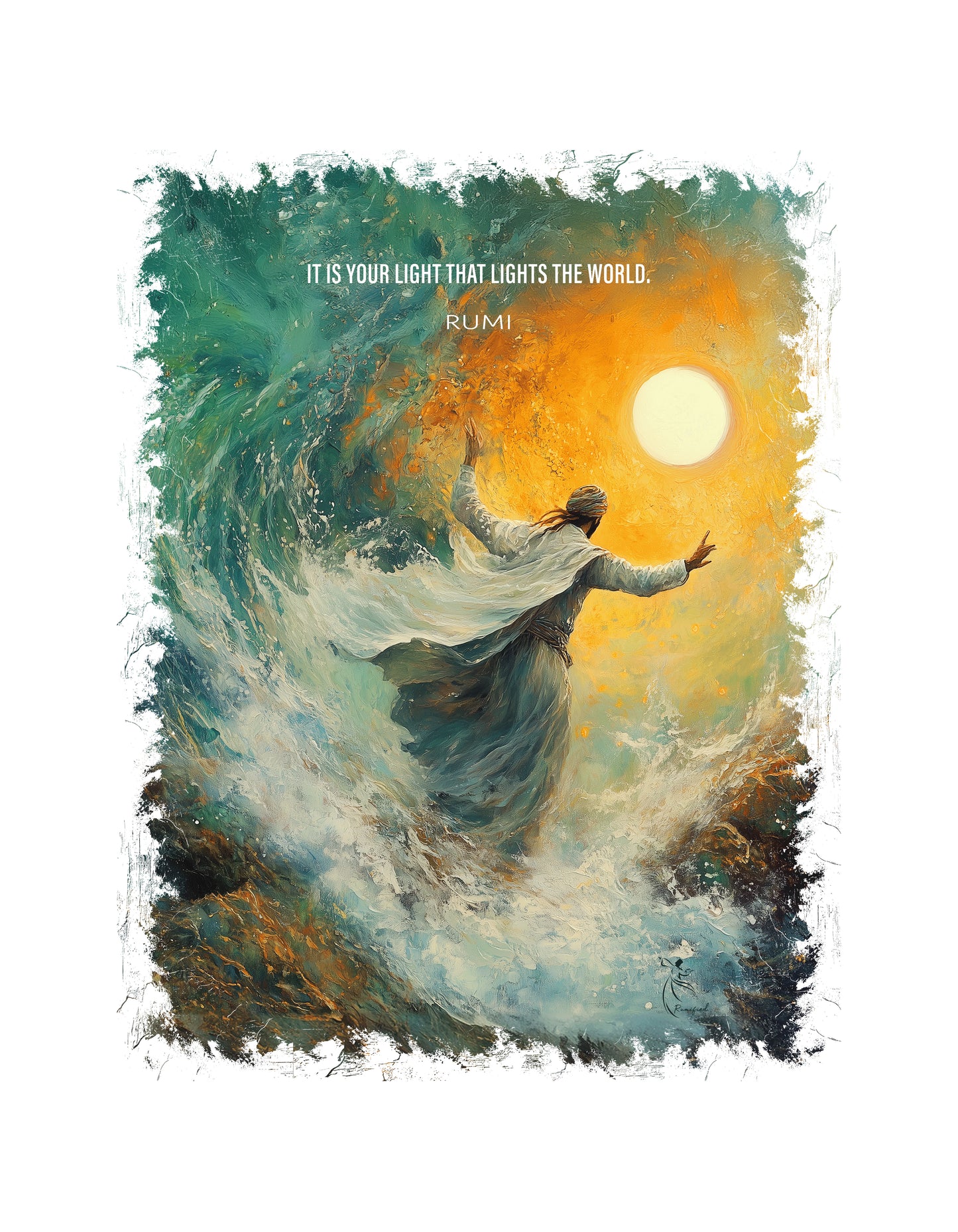 Noor Unisex Zipper Hoodie