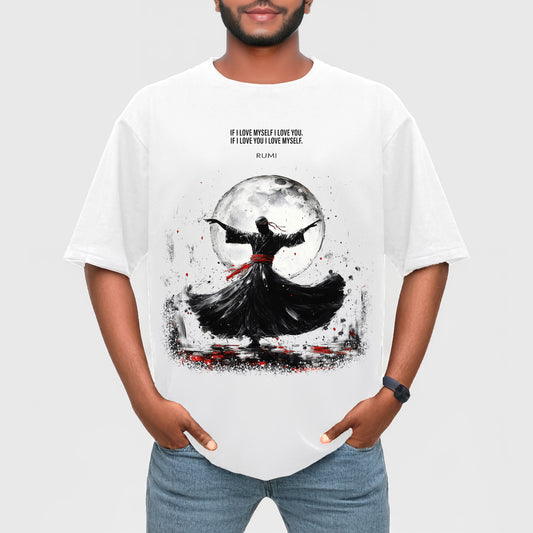 Qurbat Unisex Terry Oversized T-Shirt