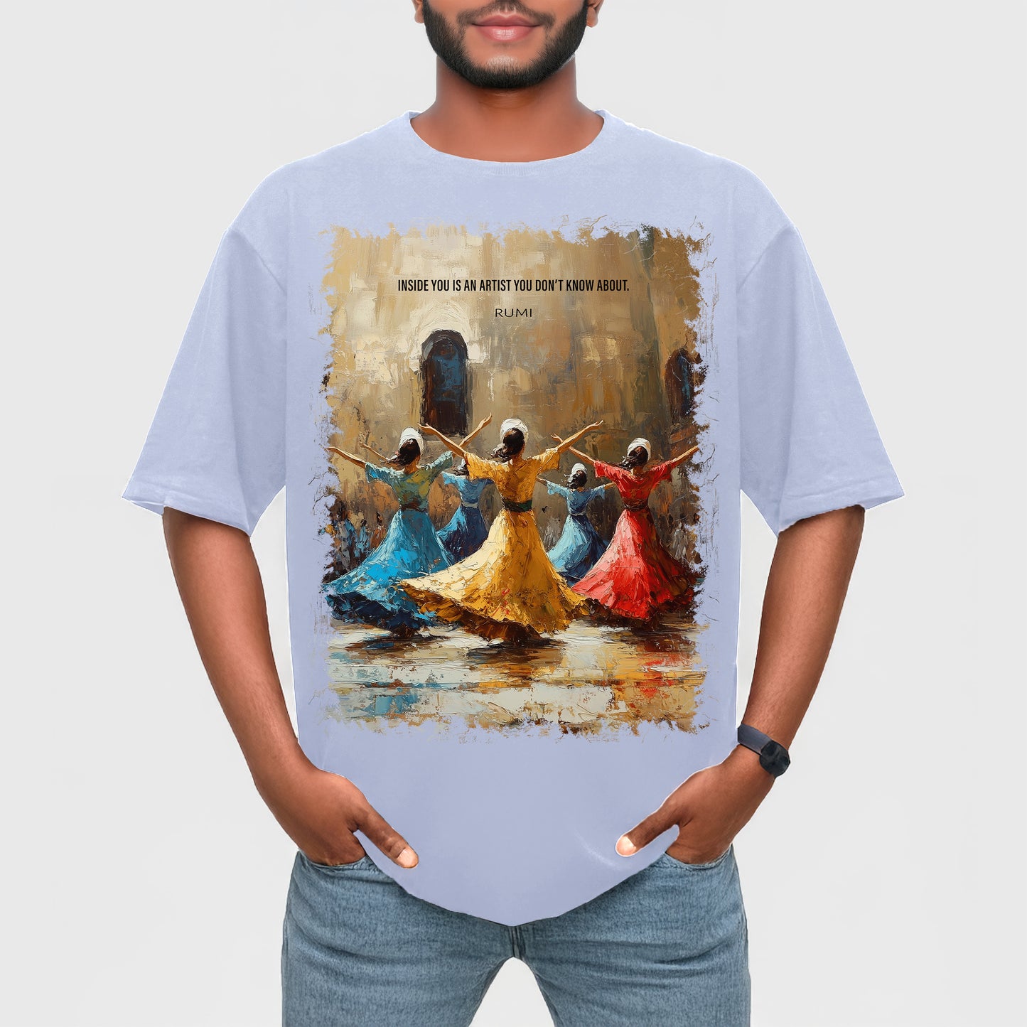 Raqs Unisex Terry Oversized T-Shirt