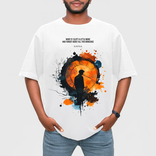 Kafkaesque Unisex Terry Oversized T-Shirt